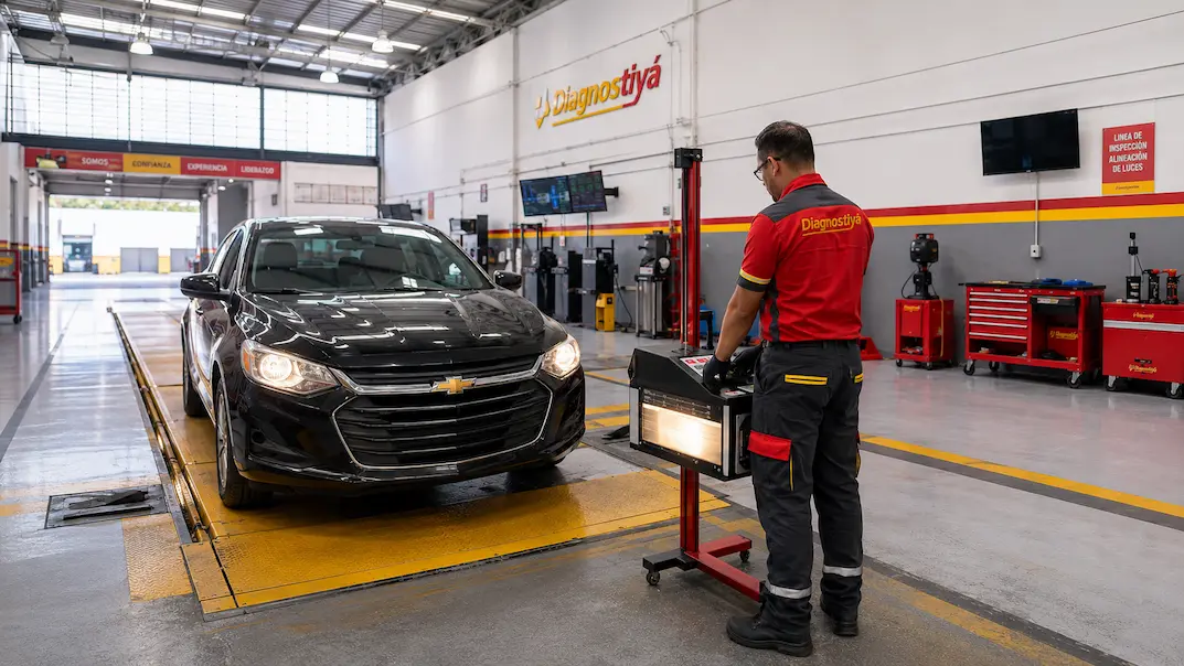 revision de luces en pista